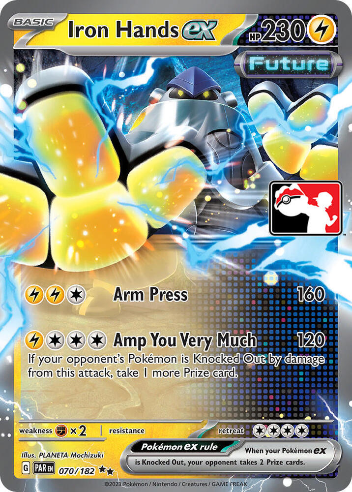 Iron Hands ex Series 5/6 070/182 (Prize Pack Series Cards)  - Holofoil | Good Games Adelaide SA