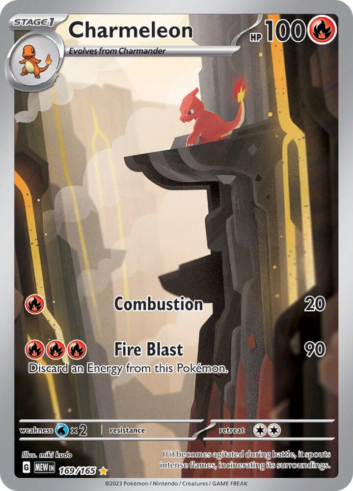 Charmeleon 169/165 (SV: Scarlet & Violet 151)  - Holofoil | Good Games Adelaide SA