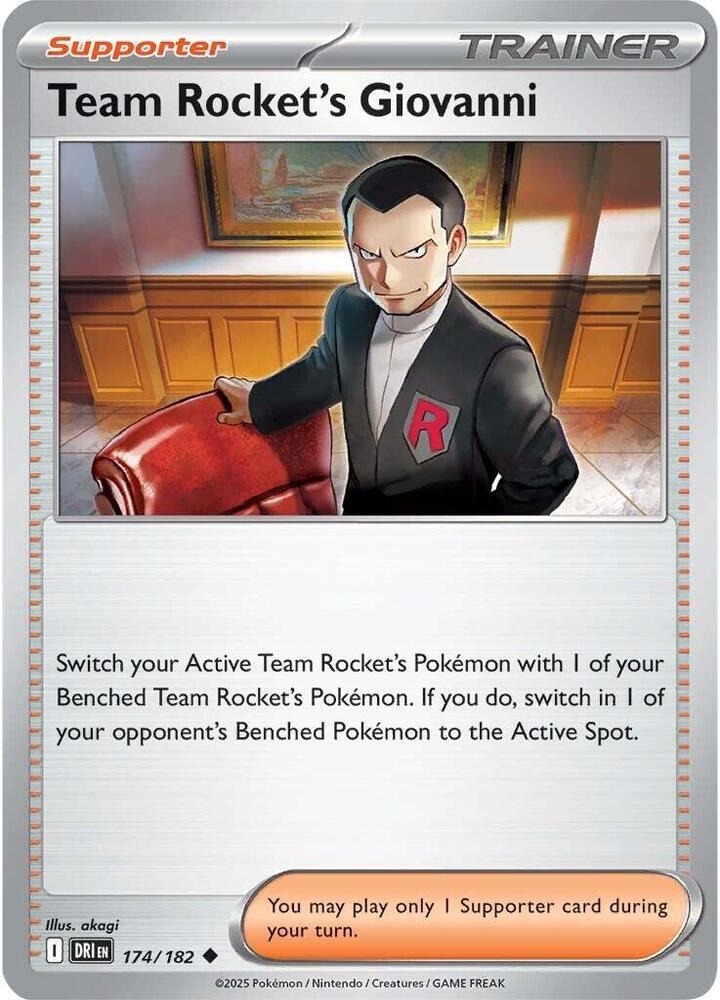 Team Rocket's Giovanni 174/182 (SV10: Destined Rivals)  | Good Games Adelaide SA