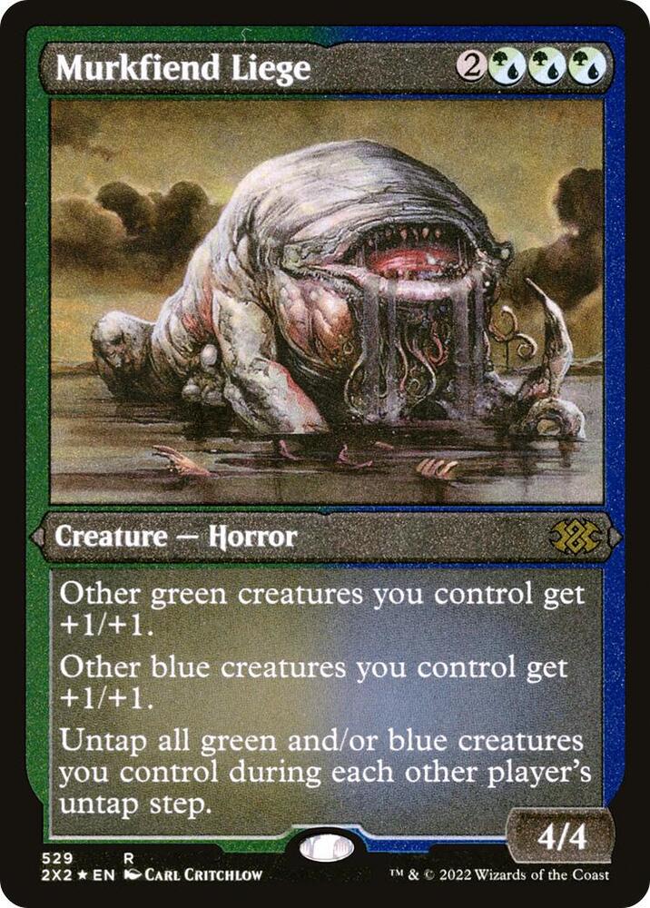 Murkfiend Liege Foil Etched 529 (Double Masters 2022)  - Foil | Good Games Adelaide SA