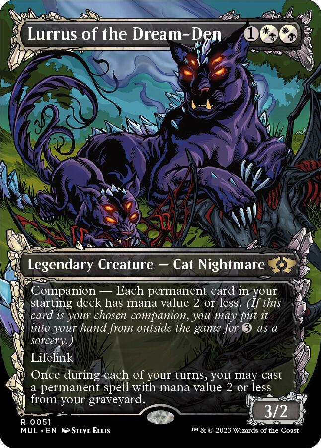 Lurrus, of the Dream-Den 51 (March of the Machine: Multiverse Legends)  - Borderless Foil | Good Games Adelaide SA