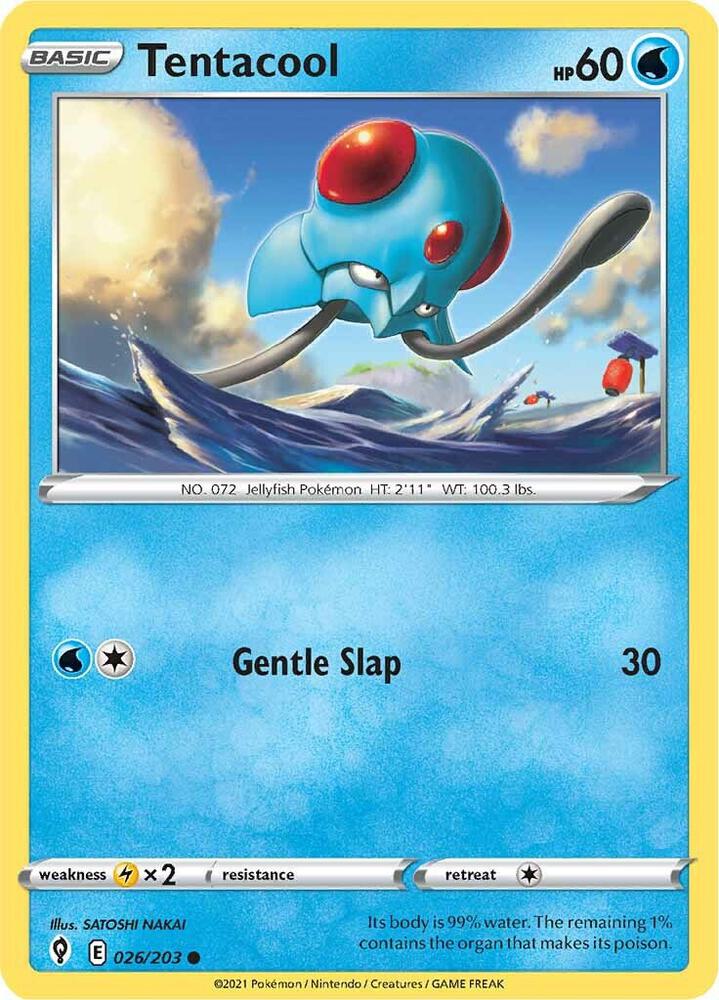 Tentacool 026/203 (SWSH07: Evolving Skies)  | Good Games Adelaide SA