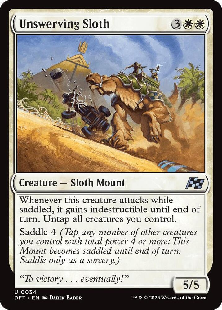 Unswerving Sloth 34 (Aetherdrift)  | Good Games Adelaide SA