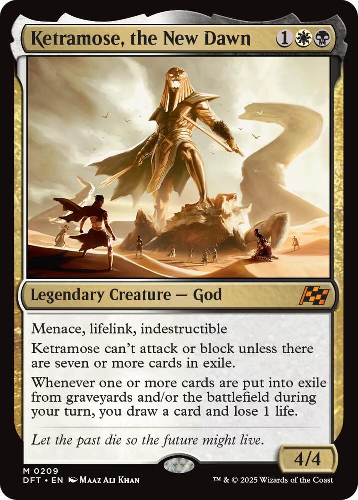 Ketramose, the New Dawn 209 (Aetherdrift)  - Foil | Good Games Adelaide SA