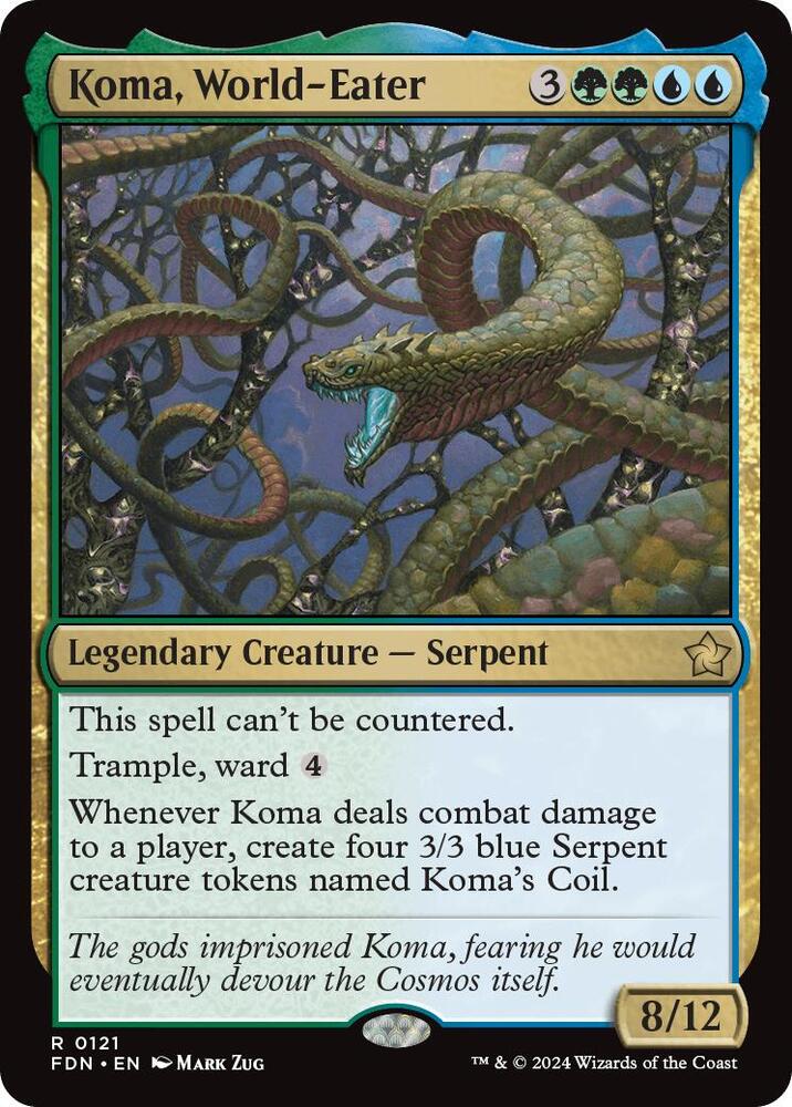 Koma World Eater 121 (Foundations)  - Foil | Good Games Adelaide SA