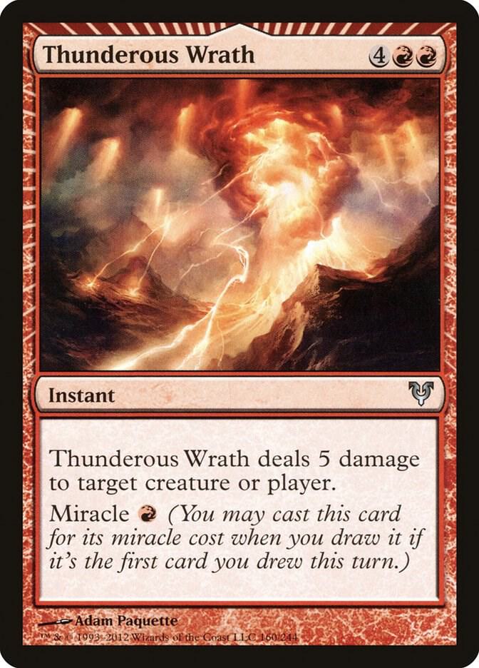 Thunderous Wrath 160 (Avacyn Restored)  - Foil | Good Games Adelaide SA