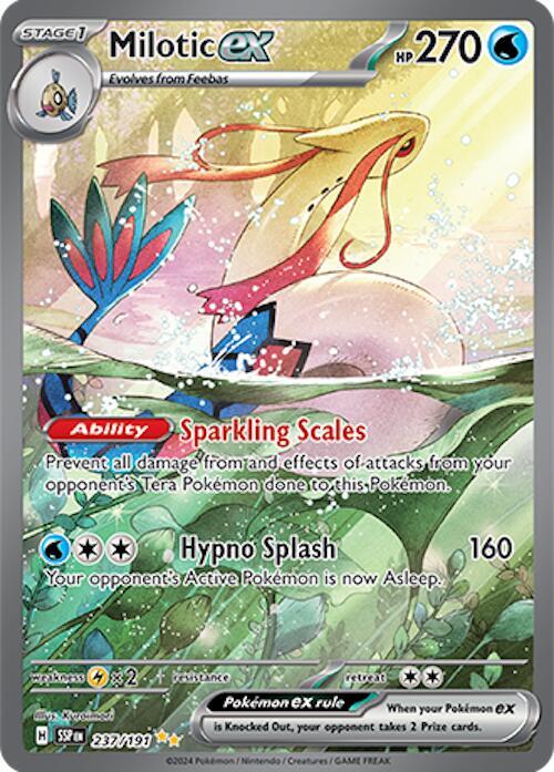 Milotic ex 237/191 (SV08: Surging Sparks)  - Holofoil | Good Games Adelaide SA