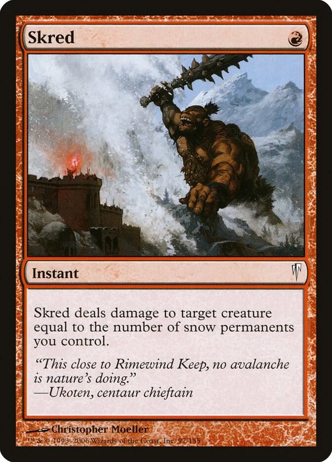 Skred 97 (Coldsnap)  - Foil | Good Games Adelaide SA