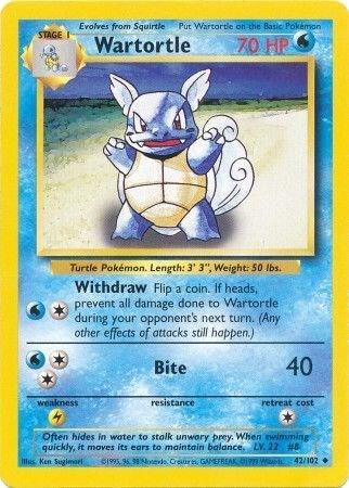 Wartortle 042/102 (Base Set)  | Good Games Adelaide SA