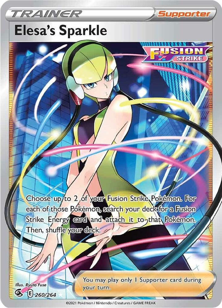 Elesas Sparkle Full Art 260/264 (SWSH08: Fusion Strike)  - Holofoil | Good Games Adelaide SA