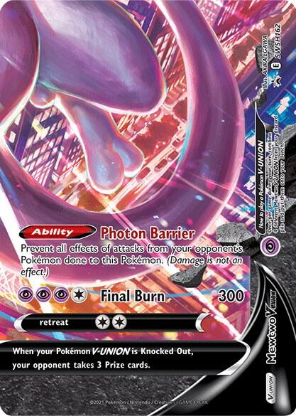 Mewtwo V UNION SWSH162 (SWSH: Sword & Shield Promo Cards)  - Holofoil | Good Games Adelaide SA