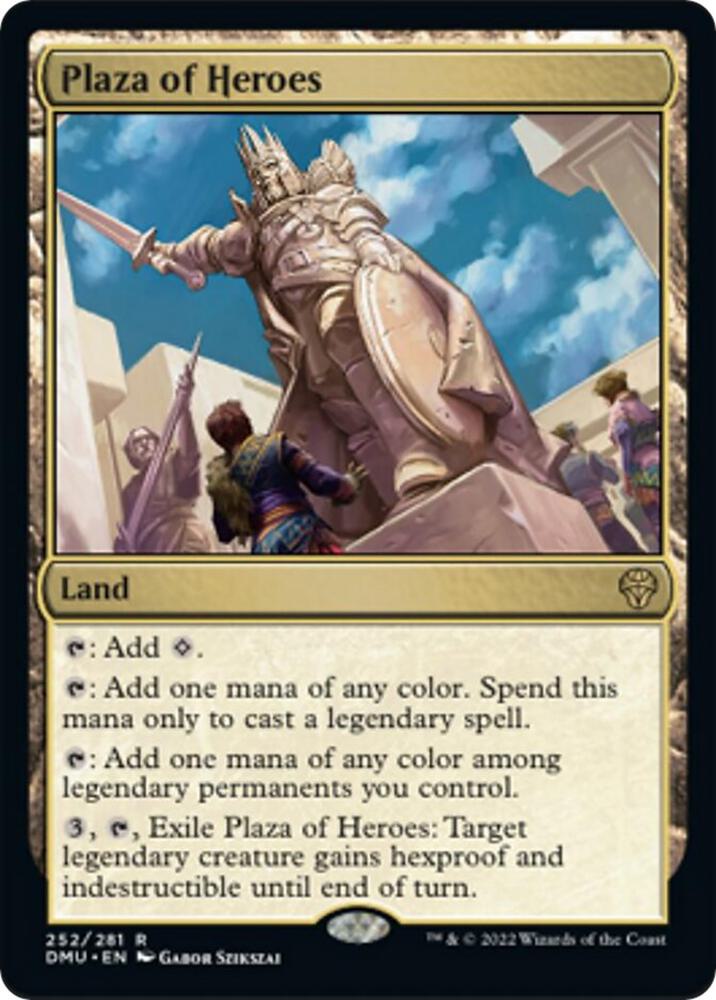 Plaza of Heroes 252 (Dominaria United)  - Foil | Good Games Adelaide SA