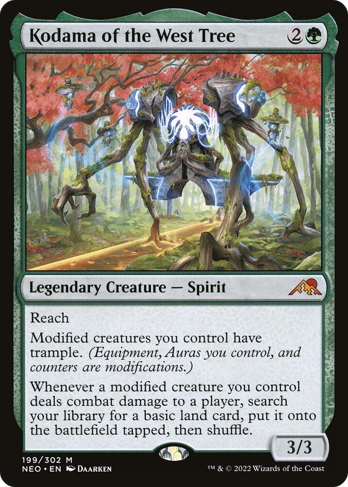 Kodama of the West Tree 199 (Kamigawa: Neon Dynasty)  - Foil | Good Games Adelaide SA
