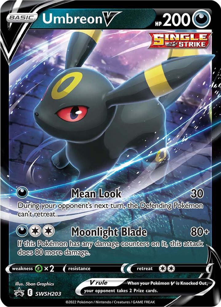 Umbreon V SWSH203 (SWSH: Sword & Shield Promo Cards)  - Holofoil | Good Games Adelaide SA