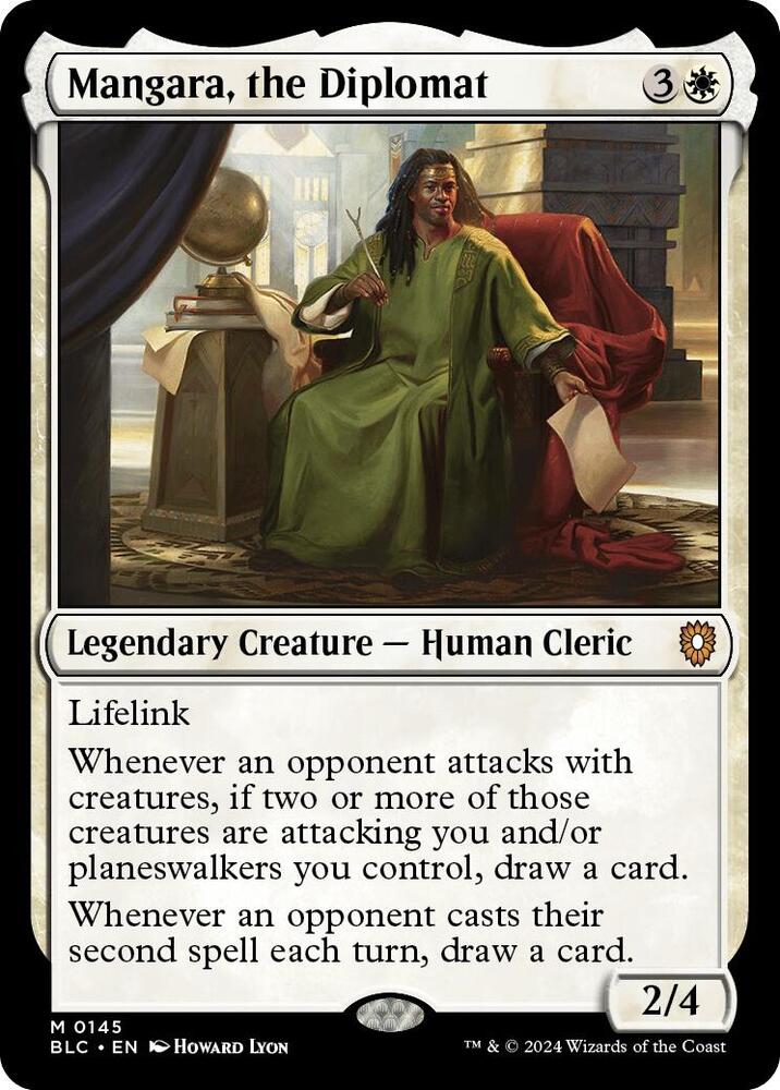 Mangara, the Diplomat 145 (Commander: Bloomburrow)  | Good Games Adelaide SA