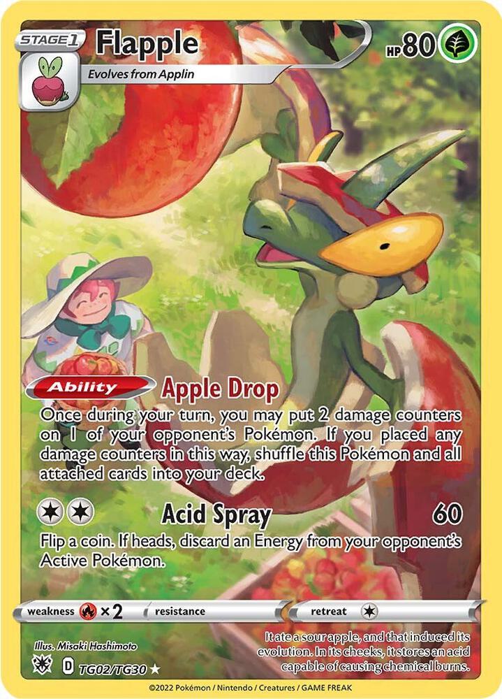 Flapple TG02/TG30 (SWSH10: Astral Radiance Trainer Gallery)  - Holofoil | Good Games Adelaide SA