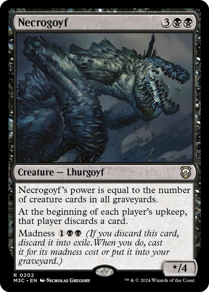 Necrogoyf 202 (Commander: Modern Horizons 3)  | Good Games Adelaide SA