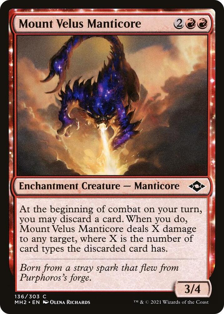 Mount Velus Manticore 136 (Modern Horizons 2)  | Good Games Adelaide SA