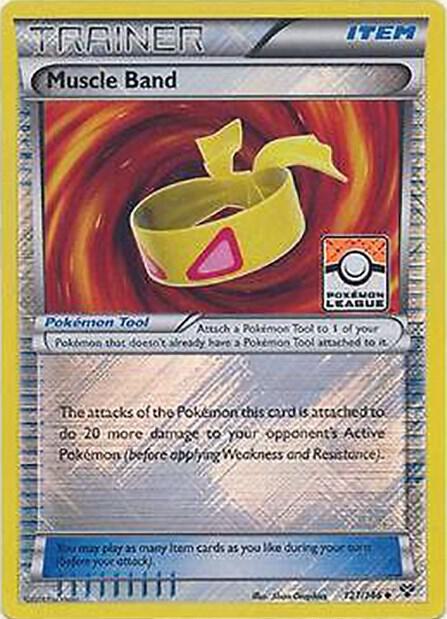 Muscle Band 121 146 Pokemon League 121/146 (League & Championship Cards)  - Reverse Holofoil | Good Games Adelaide SA