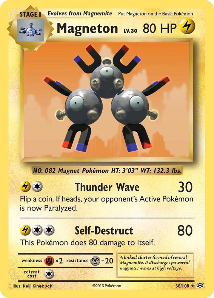 Magneton 38/108 (XY - Evolutions)  - Holofoil | Good Games Adelaide SA