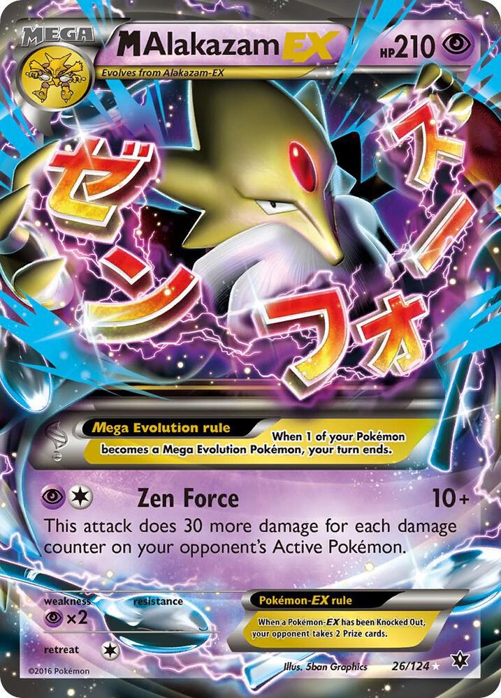 M Alakazam EX 26/124 (XY - Fates Collide)  - Holofoil | Good Games Adelaide SA