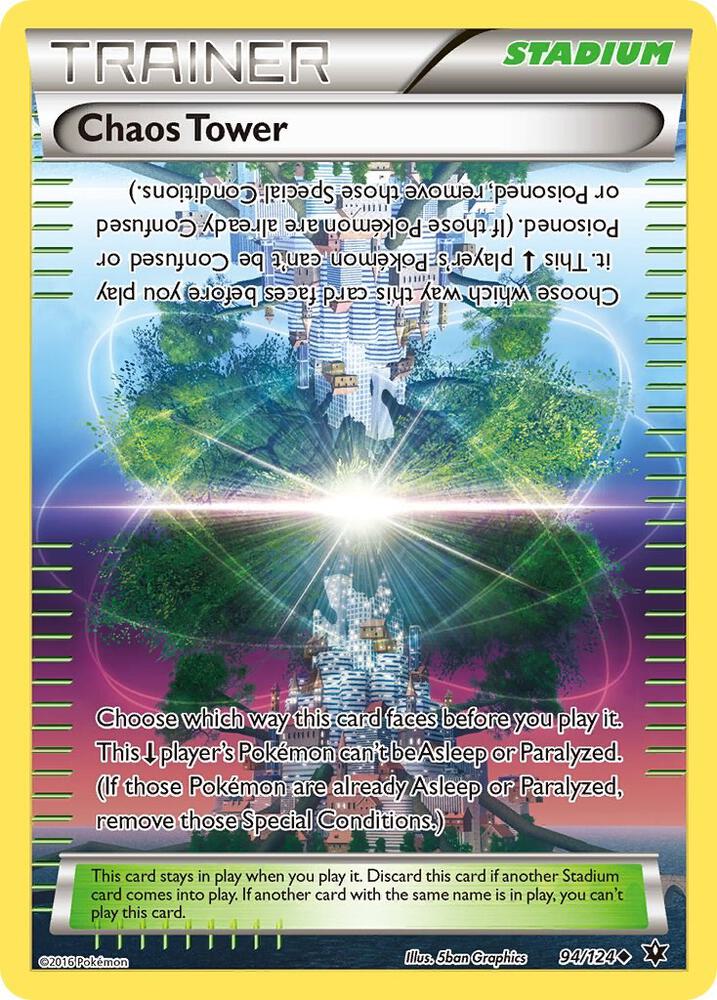 Chaos Tower 94/124 (XY - Fates Collide)  | Good Games Adelaide SA