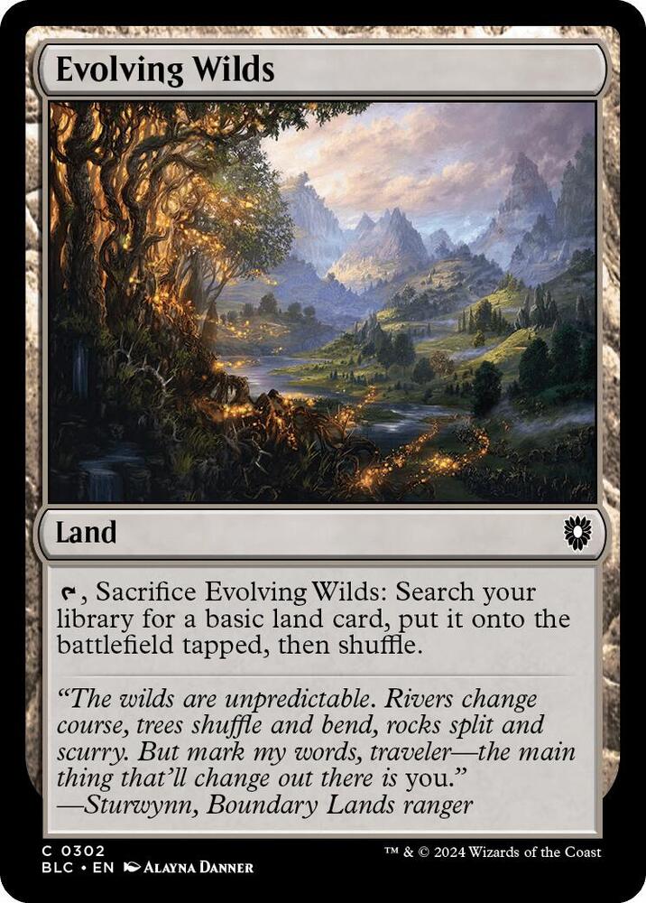 Evolving Wilds 302 (Commander: Bloomburrow)  | Good Games Adelaide SA