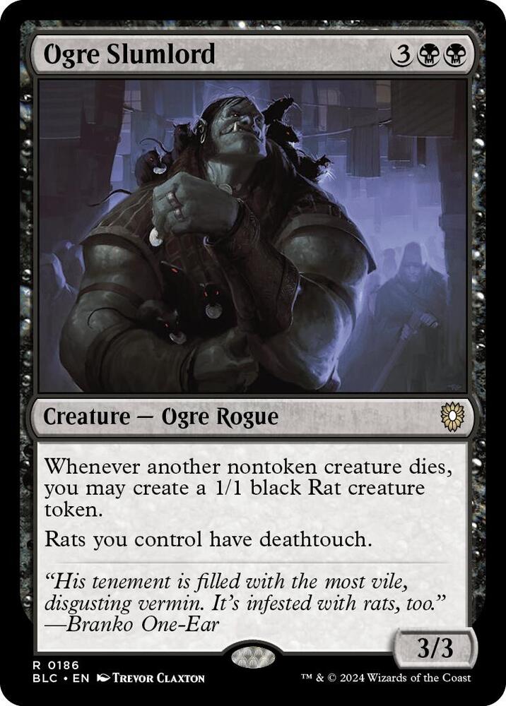 Ogre Slumlord 186 (Commander: Bloomburrow)  | Good Games Adelaide SA