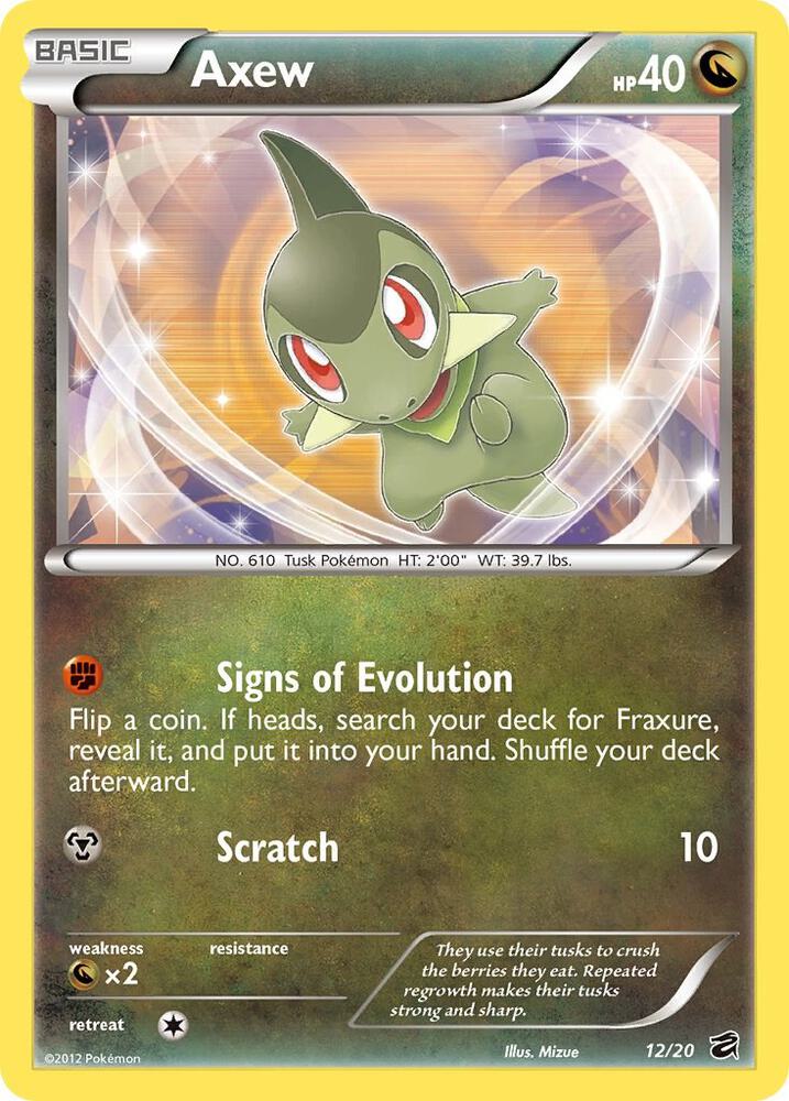 Axew 12/20 (Dragon Vault)  - Holofoil | Good Games Adelaide SA