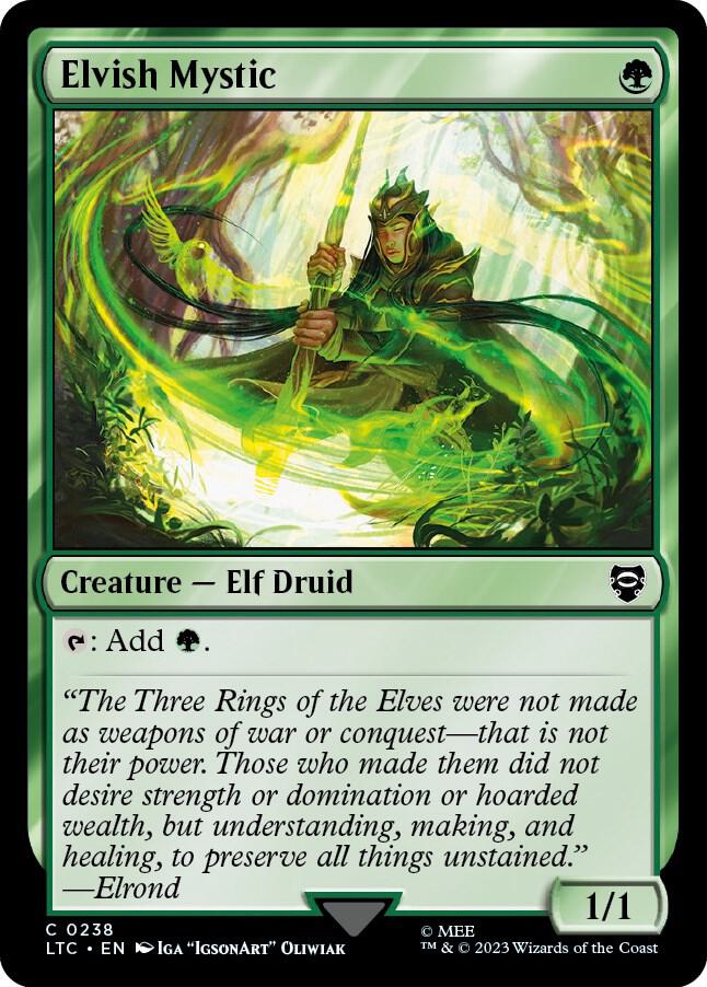 Elvish Mystic 238 (Commander: The Lord of the Rings: Tales of Middle-earth)  | Good Games Adelaide SA