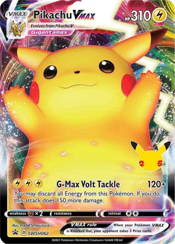 Pikachu VMAX SWSH062 (SWSH: Sword & Shield Promo Cards)  - Holofoil | Good Games Adelaide SA