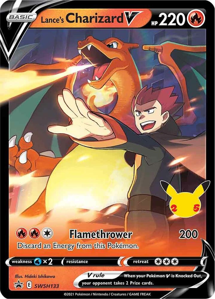 Lances Charizard V SWSH133 (SWSH: Sword & Shield Promo Cards)  - Holofoil | Good Games Adelaide SA