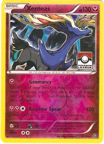 Xerneas 81 114 Pokemon League 081/114 (League & Championship Cards)  - Reverse Holofoil | Good Games Adelaide SA