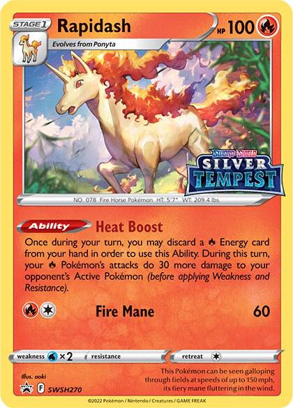 Rapidash Prerelease SWSH270 (SWSH: Sword & Shield Promo Cards)  - Holofoil | Good Games Adelaide SA