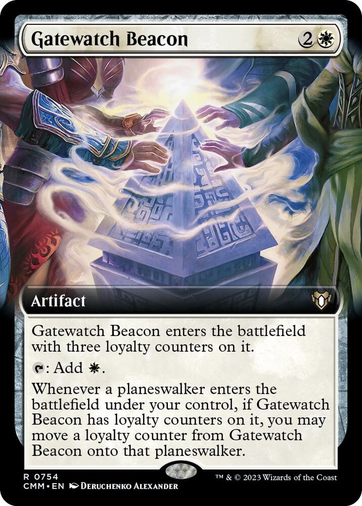 Gatewatch Beacon 754 (Commander Masters)  - Extended Art Foil | Good Games Adelaide SA