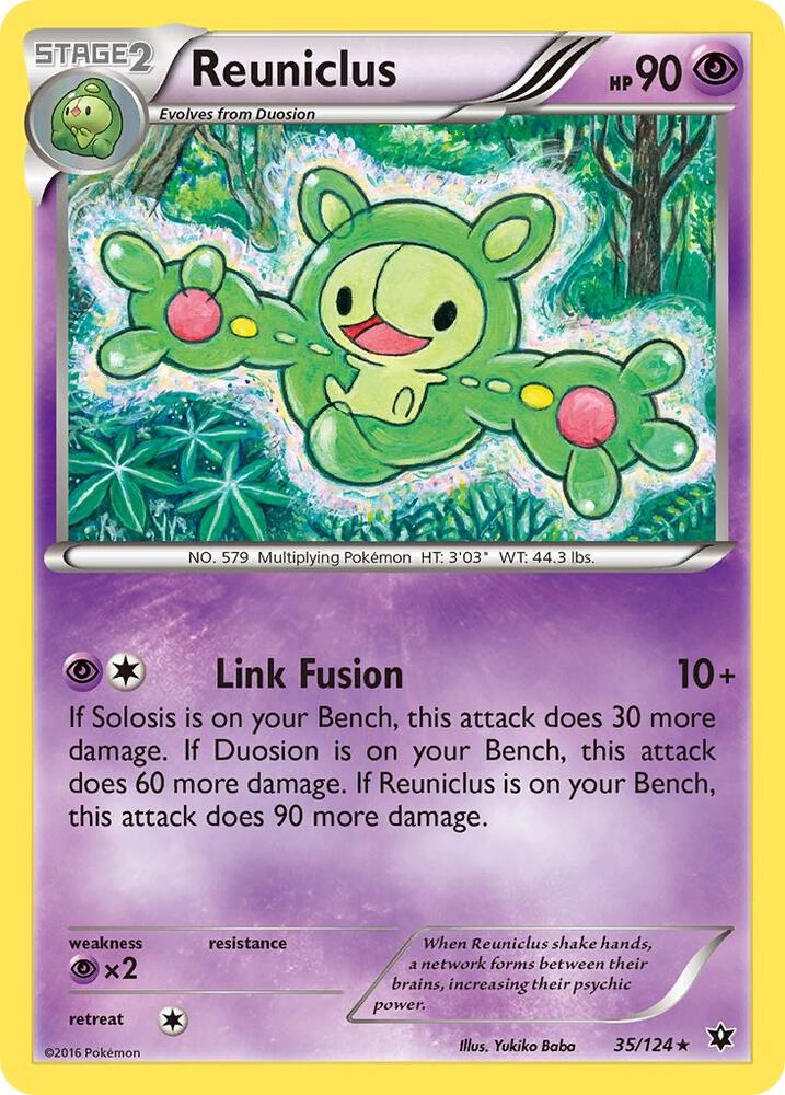 Reuniclus 35/124 (XY - Fates Collide)  | Good Games Adelaide SA