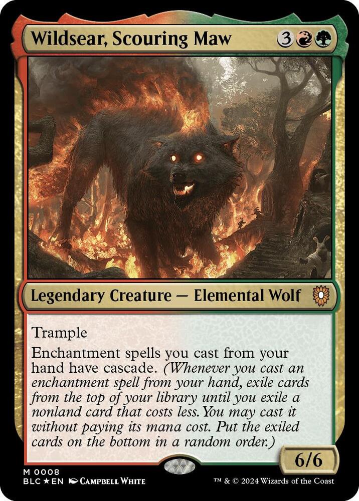Wildsear, Scouring Maw 8 (Commander: Bloomburrow)  - Foil | Good Games Adelaide SA