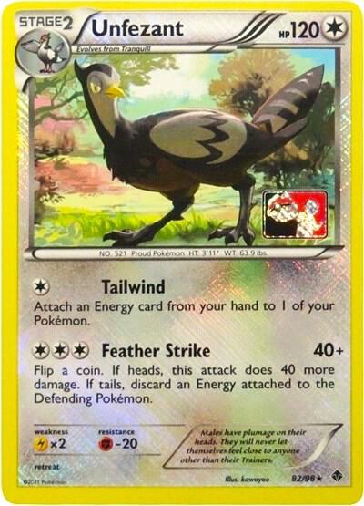 Unfezant 82 98 League Promo 082/098 (League & Championship Cards)  - Reverse Holofoil | Good Games Adelaide SA