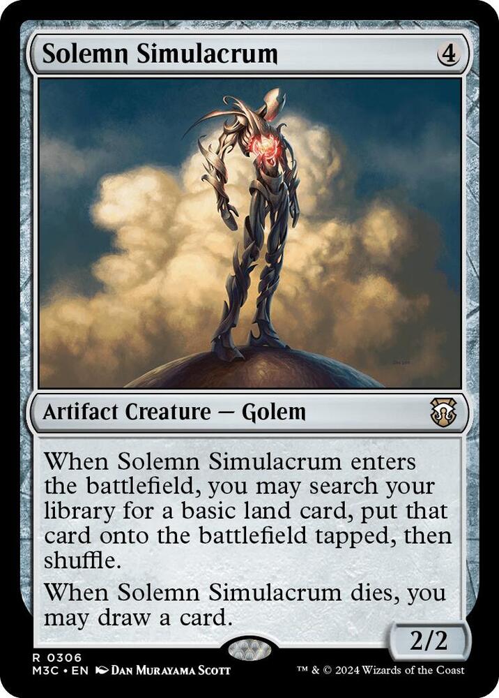 Solemn Simulacrum 306 (Commander: Modern Horizons 3)  | Good Games Adelaide SA