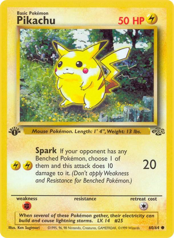 Pikachu 60/64 (Jungle)  - Unlimited | Good Games Adelaide SA