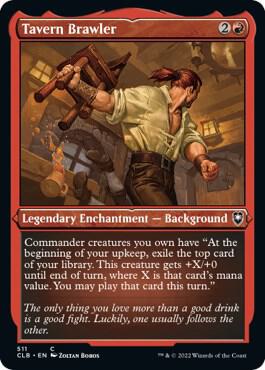 Tavern Brawler Foil Etched 511 (Commander Legends: Battle for Baldur's Gate)  - Foil | Good Games Adelaide SA