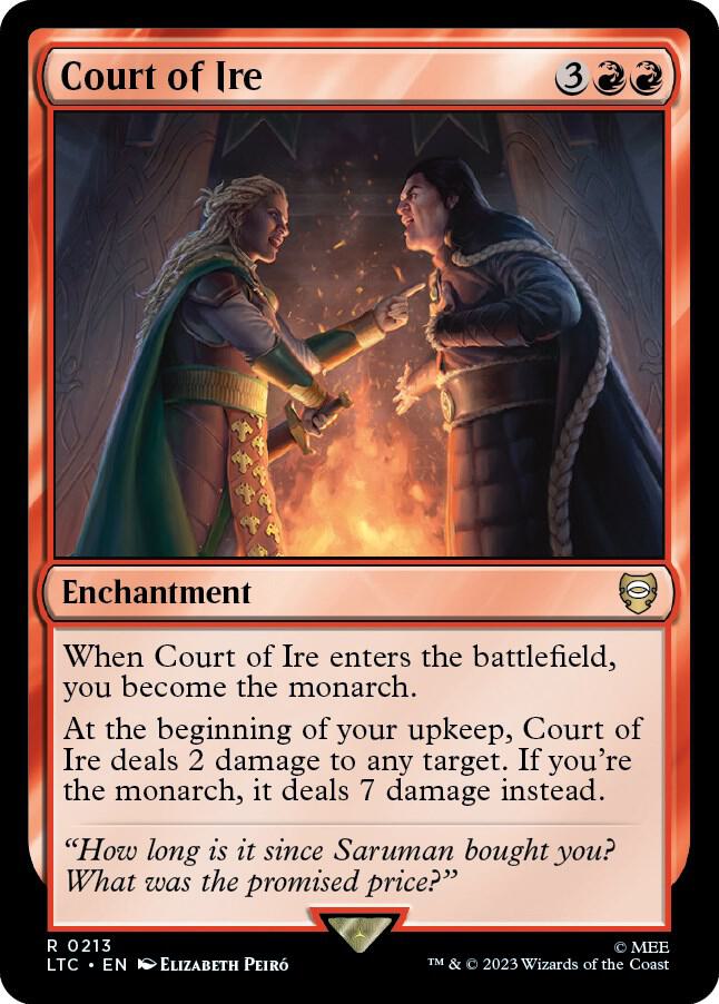 Court of Ire 213 (Commander: The Lord of the Rings: Tales of Middle-earth)  | Good Games Adelaide SA