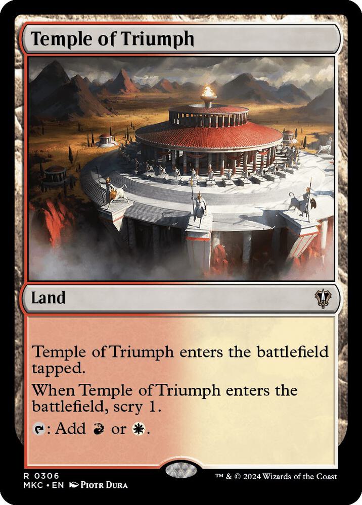 Temple of Triumph 306 (Commander: Murders at Karlov Manor)  | Good Games Adelaide SA