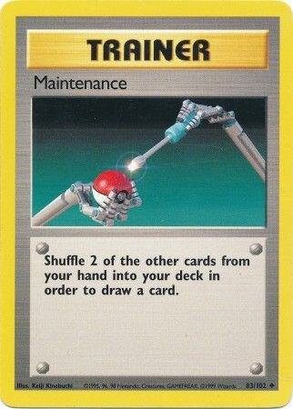 Maintenance 083/102 (Base Set)  | Good Games Adelaide SA