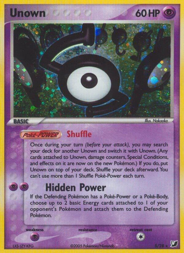 Unown S S/28 (Unseen Forces)  - Holofoil | Good Games Adelaide SA