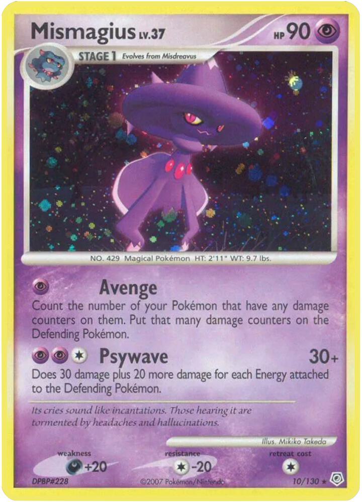 Mismagius 10/130 (Diamond and Pearl)  - Holofoil | Good Games Adelaide SA