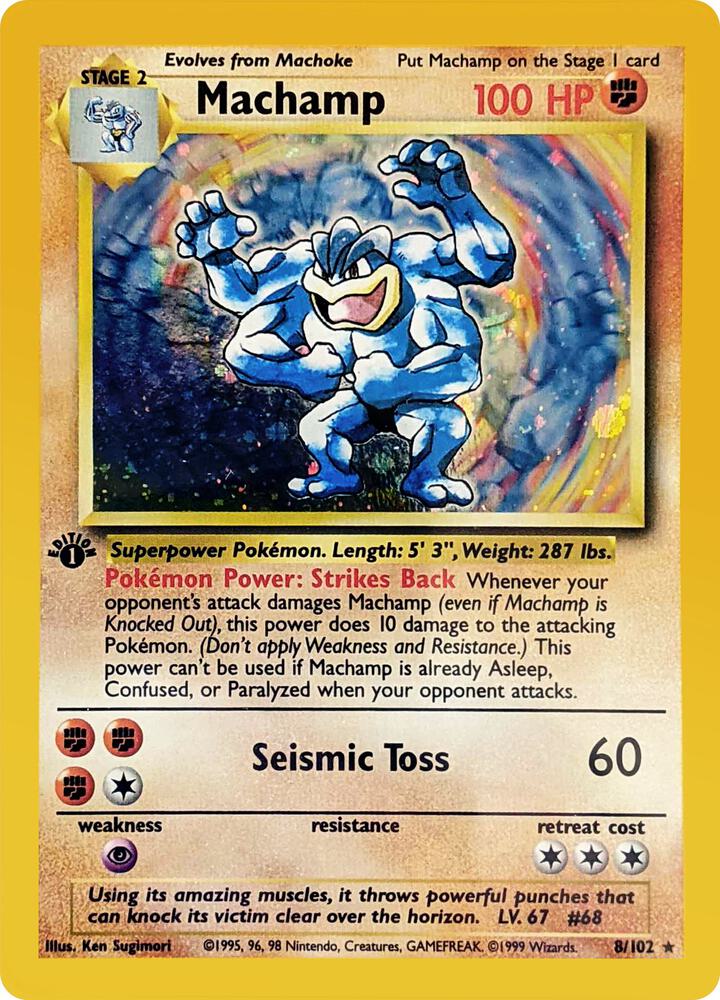 Machamp 8 102 008/102 (Deck Exclusives)  - 1st Edition Holofoil | Good Games Adelaide SA