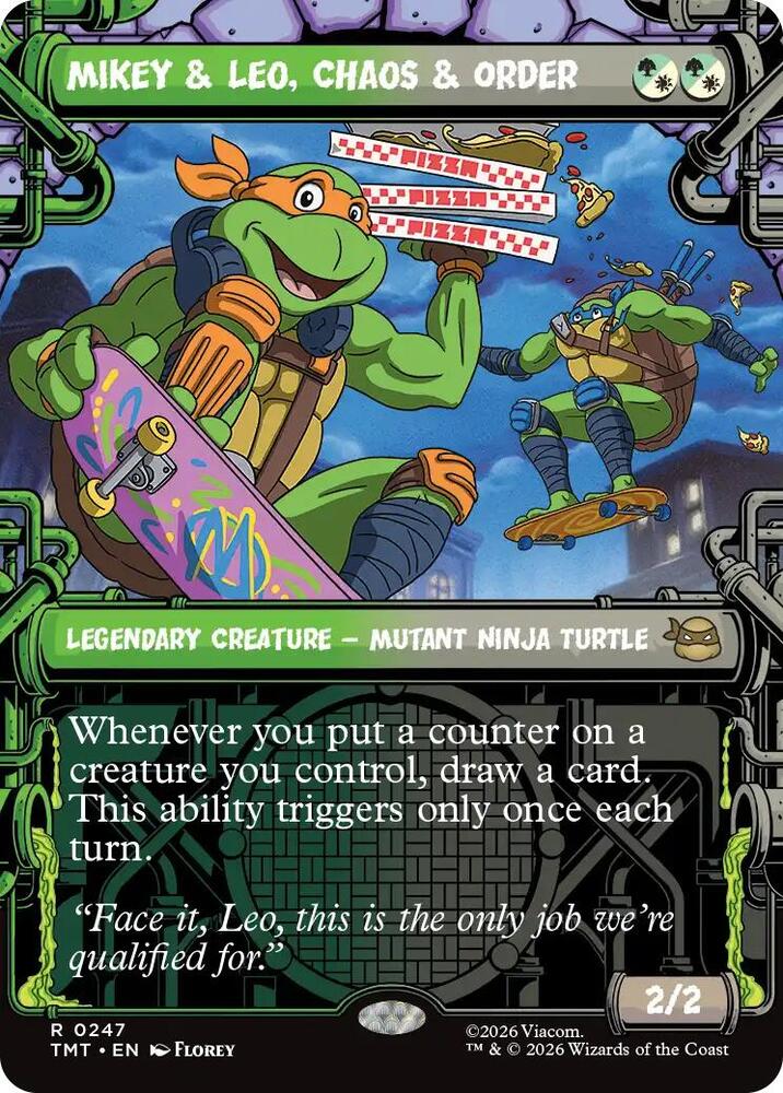 Mikey and Leo, Chaos and Order 247 (Teenage Mutant Ninja Turtles)  | Good Games Adelaide SA