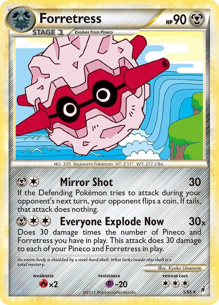 Forretress 5/95 (Call of Legends)  - Holofoil | Good Games Adelaide SA