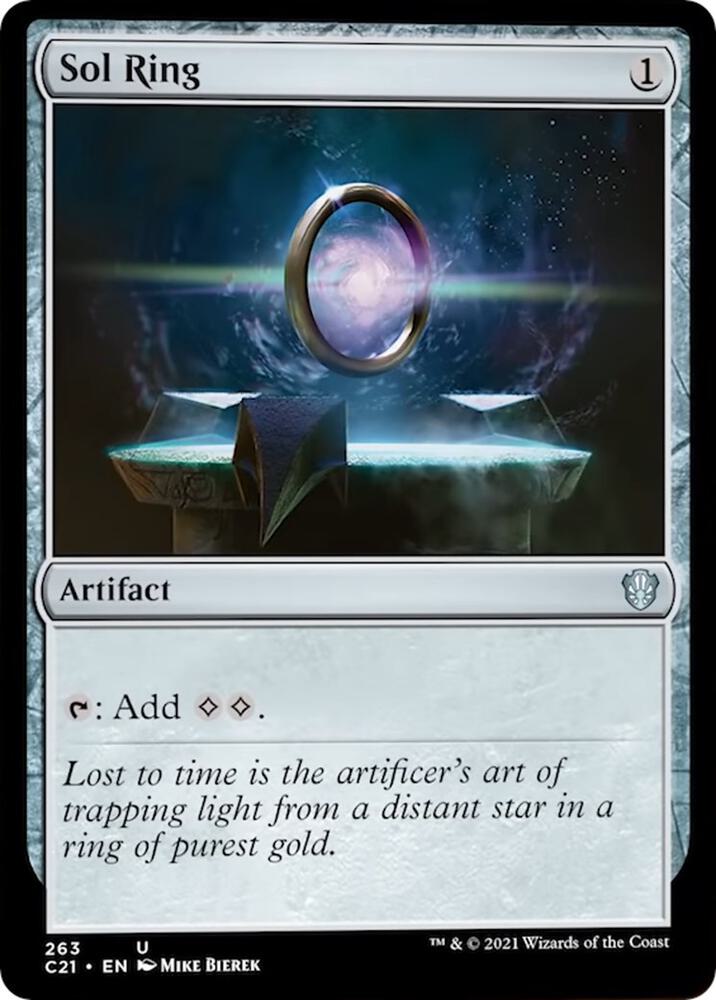 Sol Ring 263/81 (Commander 2021)  | Good Games Adelaide SA